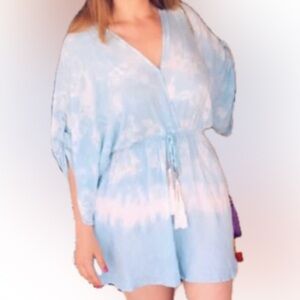 Young Fabulous & Broke Light Blue Swim Coverup